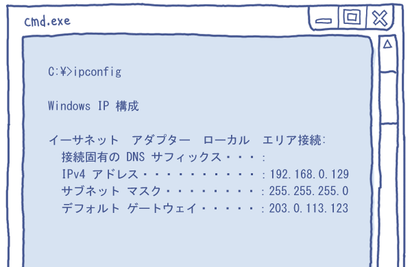 ipconfig２